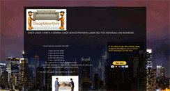 Desktop Screenshot of cheaplabor4hire.com