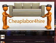 Tablet Screenshot of cheaplabor4hire.com